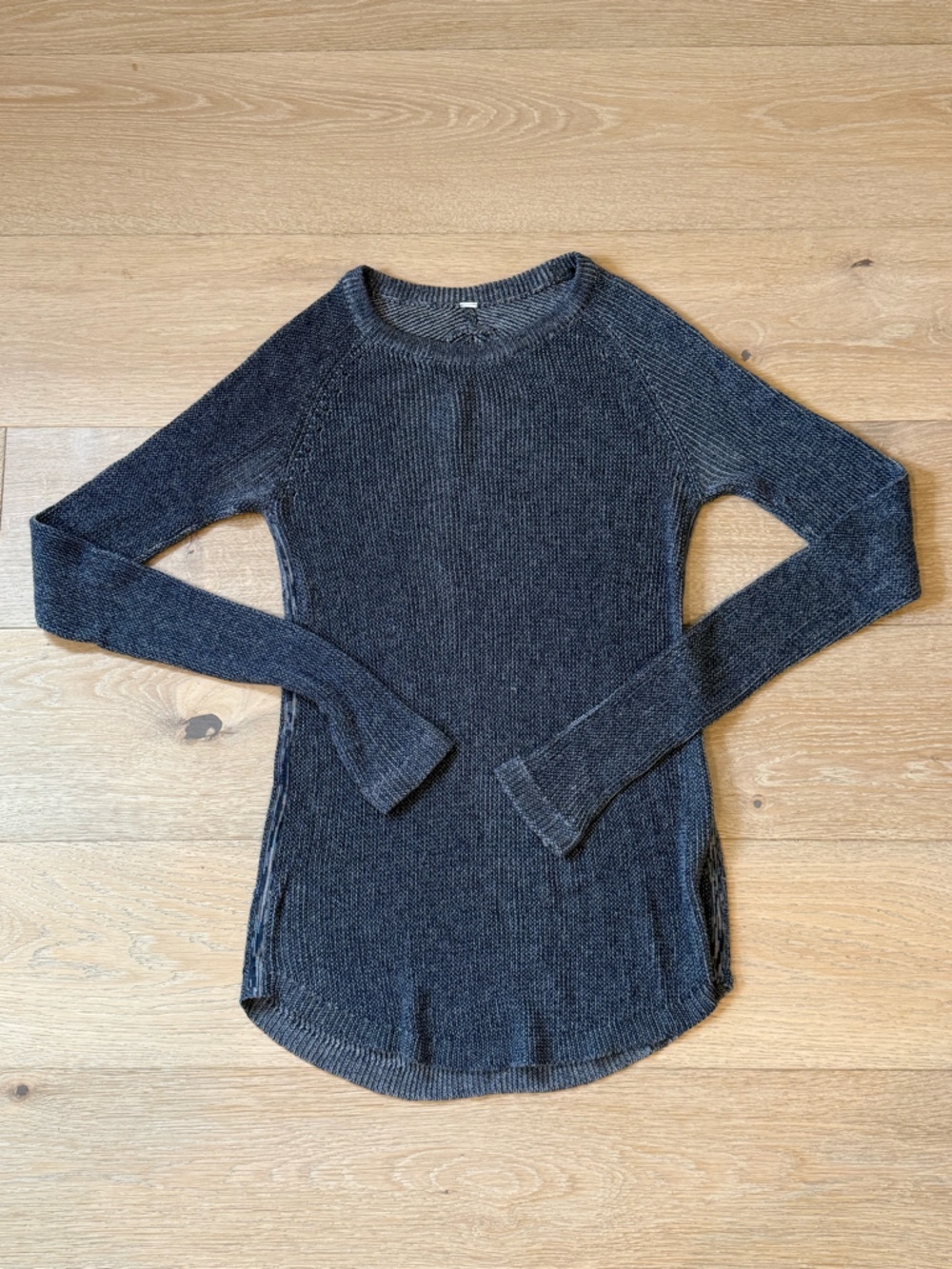 Lululemon navy & gray Crewneck Knit Sweater - Women